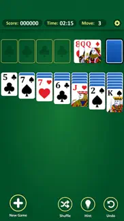 solitaire classic game iphone screenshot 1