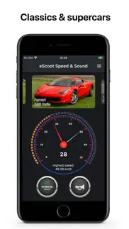 escoot speed & sound iphone screenshot 2
