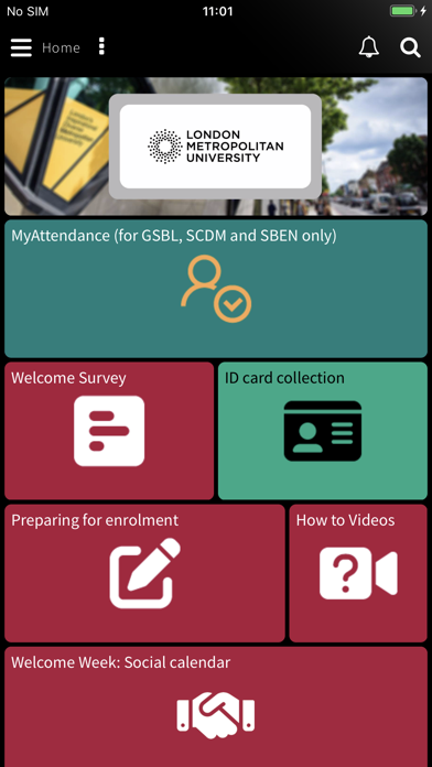 myLondonMet Screenshot