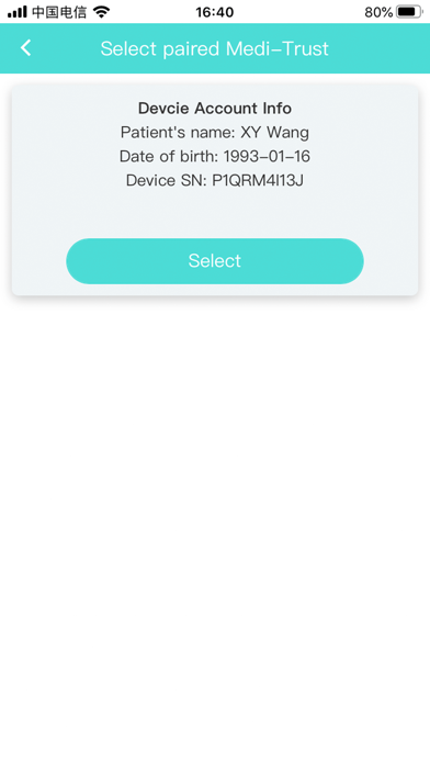 Medi-Trust Screenshot