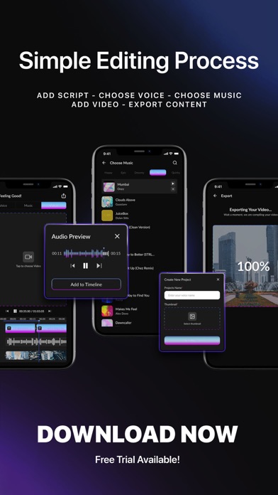Voice Air Multimedia App Screenshot