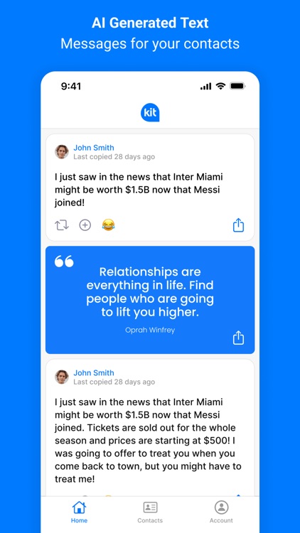 Keep in Touch - (KIT)