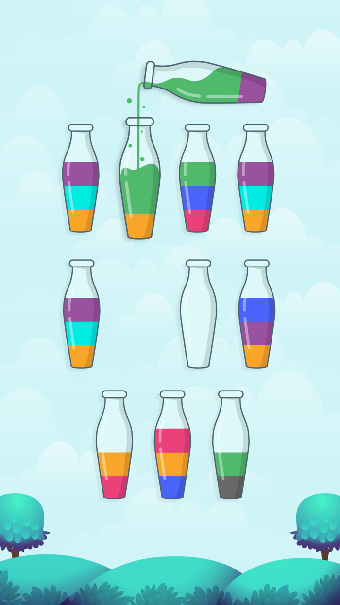 Water Sort Color Puzzle Game