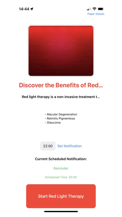 Red Light For Your Eyes