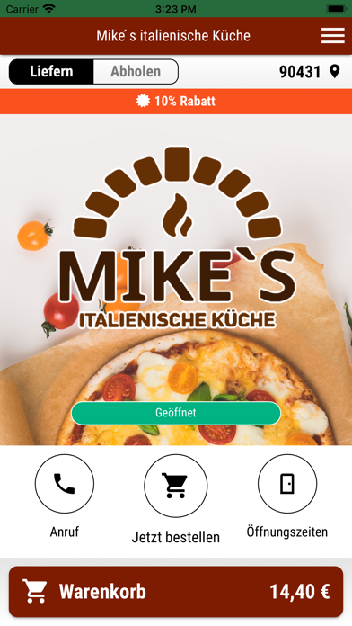 Mikes italienische Kuche Screenshot