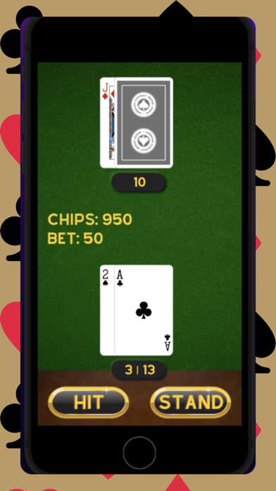 BlackJackPot Cards Screenshot