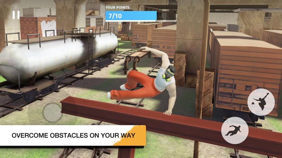#6. Parkour Simulator 3D: City Run (iOS) Av: MotivApp GmbH