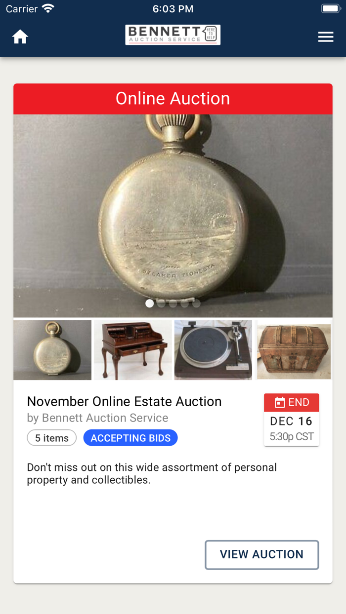 Bennett Auction Service