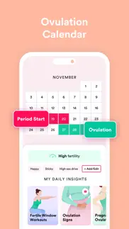 period diary ovulation tracker iphone screenshot 3