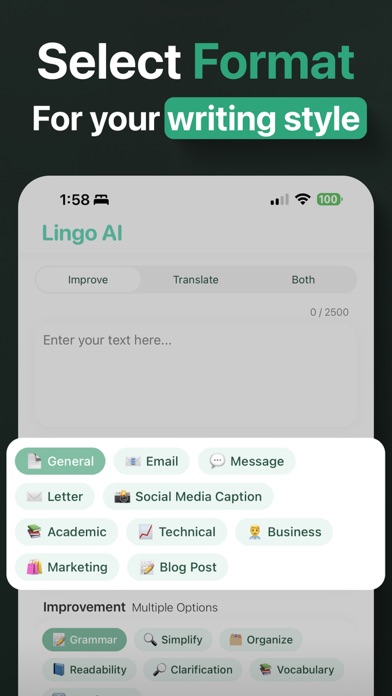 Lingo AI: Improve & Translateのおすすめ画像3