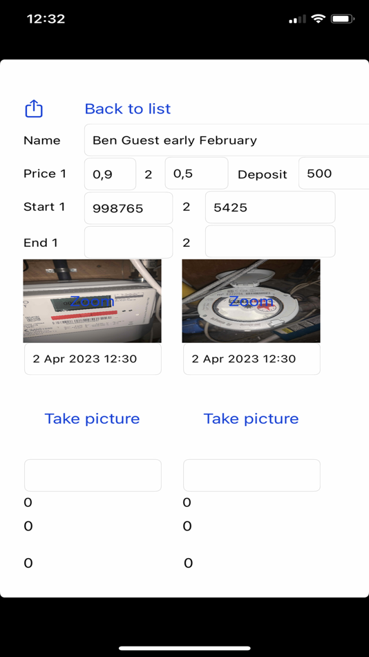 #2. Rental Utility Costs (iOS) By: Dubbele.com