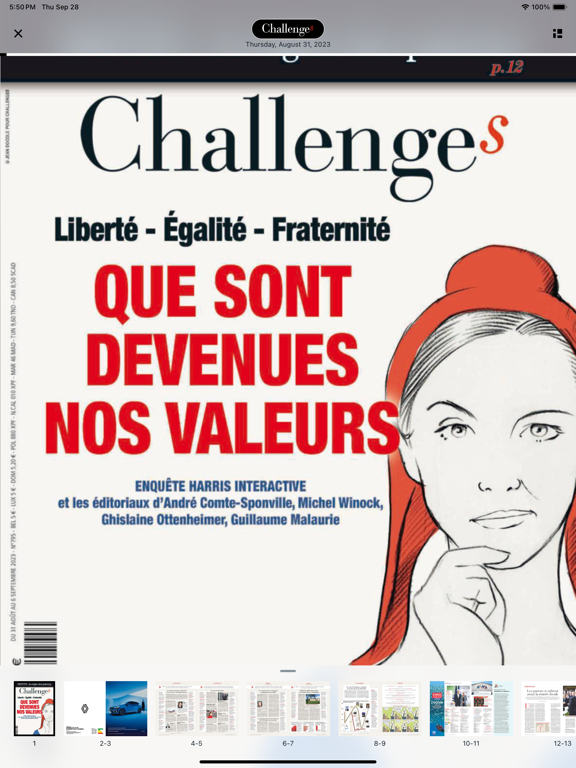 Screenshot #5 pour Challenges — Le magazine