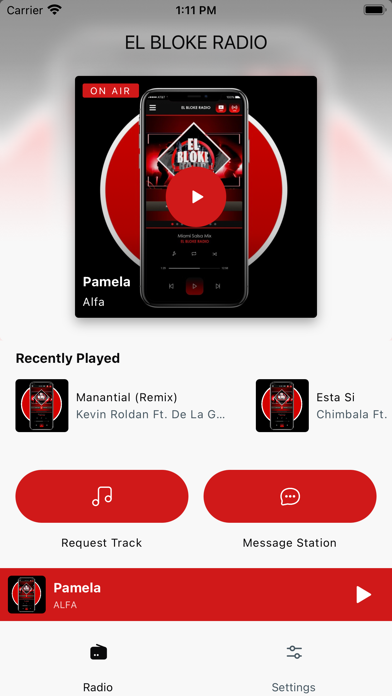El Bloke Radio Screenshot