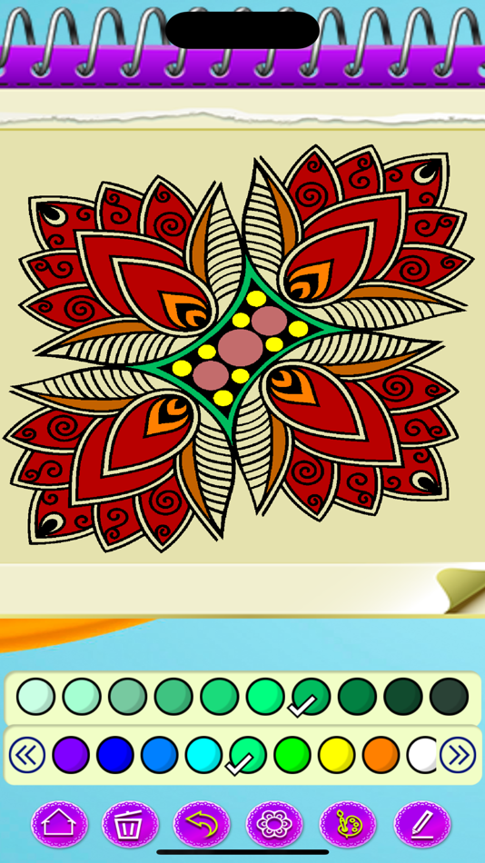 #4. Paint Mandala Color (iOS) 由: Napaphorn Tibyakad