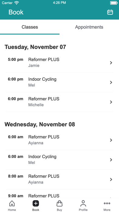 Five Starr Pilates & Fitness Screenshot