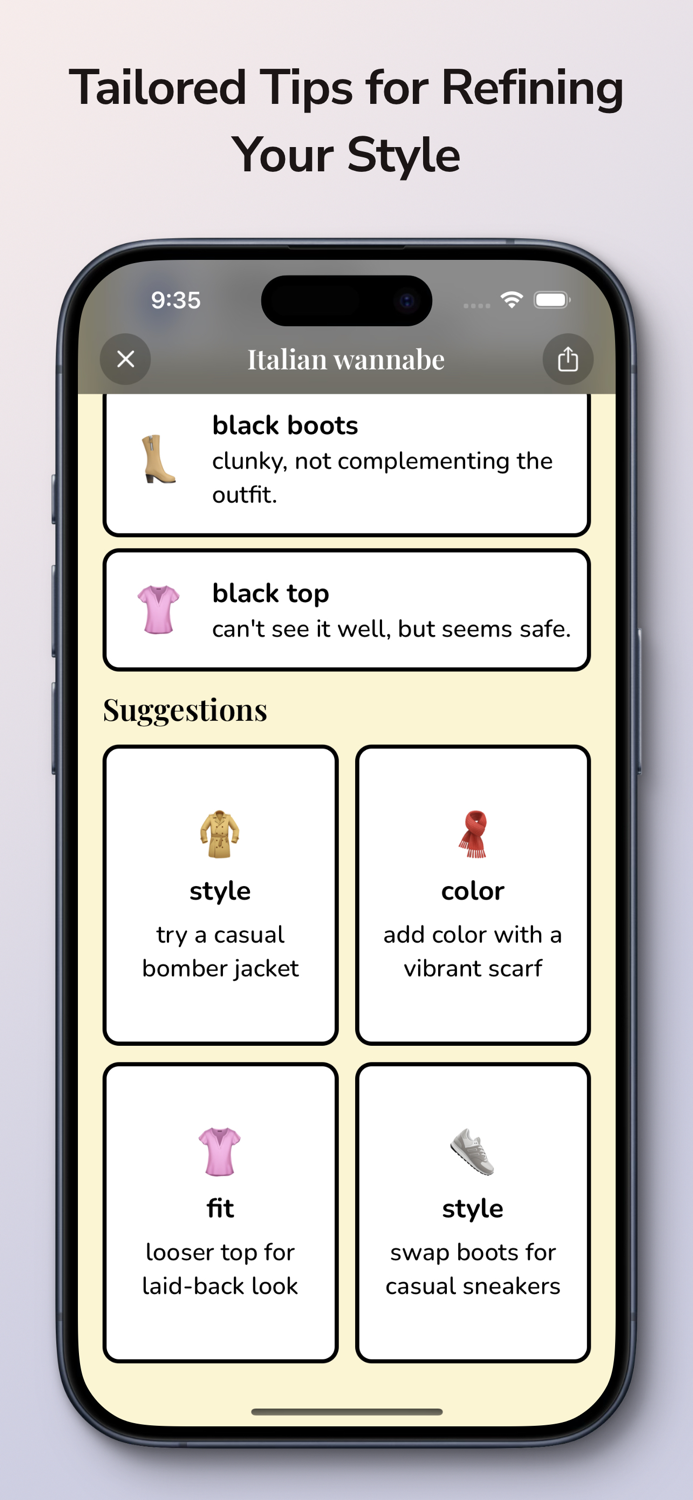 Stylist - AI Outfit Review