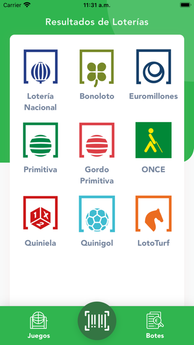 Buscar Lotería Screenshot