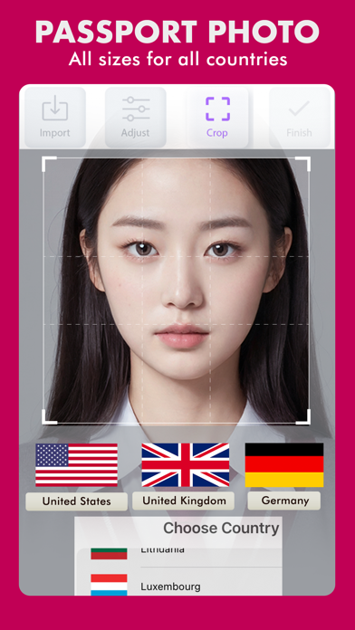 Passport ID Photo Visa Pic Screenshot