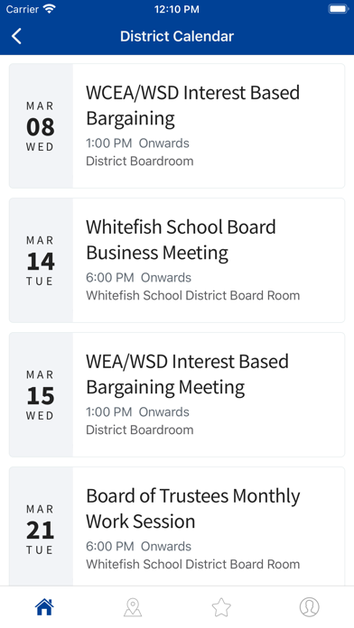 Whitefish School District Screenshot