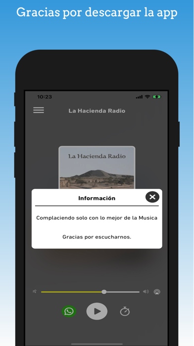 La Hacienda Radio Screenshot