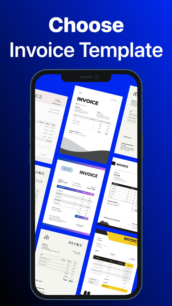 Invoice  Estimates Maker