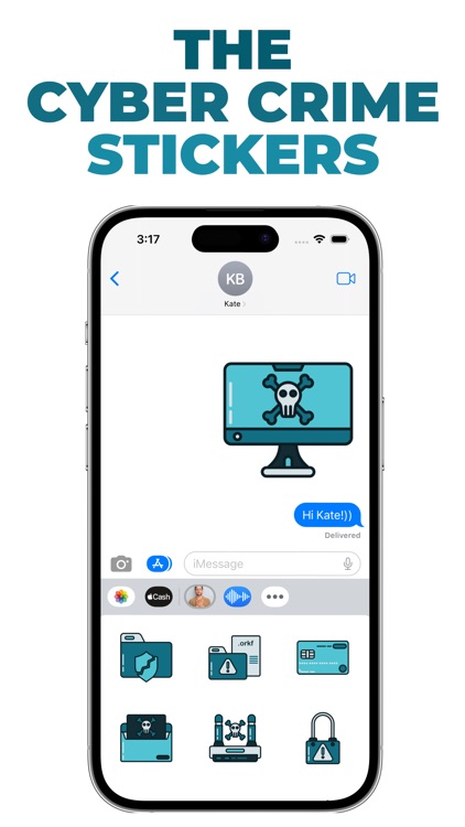 The Cyber Crime stickers
