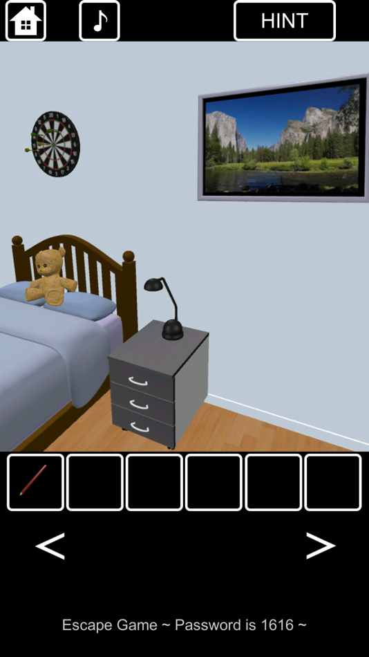 #2. Room Escape: Password is 1616 (iOS) 由: Hiroshi Ishida