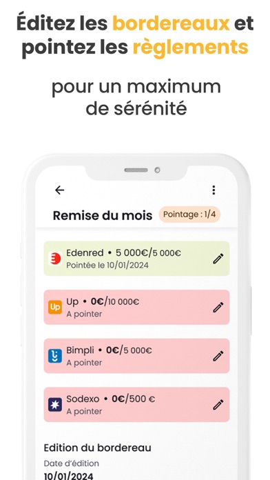 Titres Prépayés Screenshot