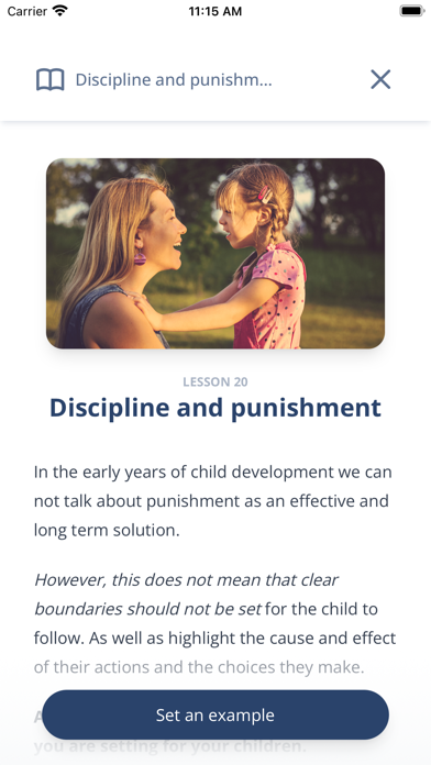 Ommm Positive Parenting Screenshot