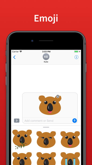 Screenshot #2 pour Koala Emoji & Bear Stickers