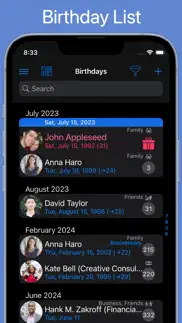 birthdayspro iphone screenshot 1