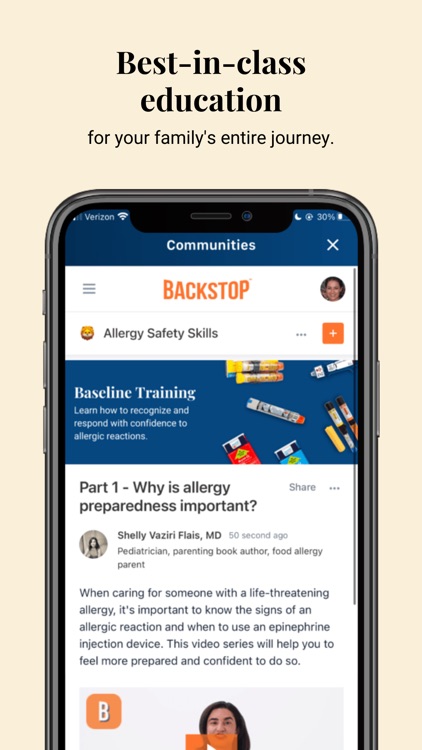 Backstop Food Allergy Support screenshot-4