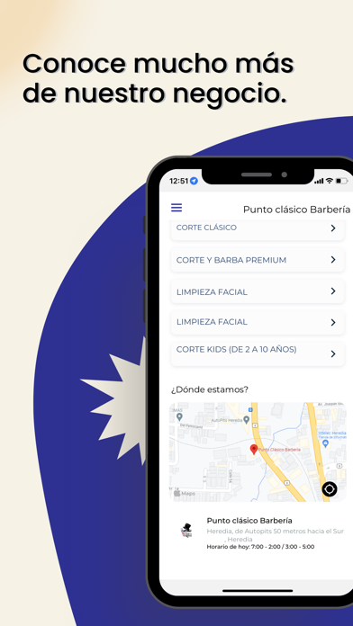 Punto clásico Barbería Screenshot