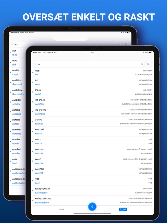 Screenshot #4 pour LexPal Norsk-Engelsk