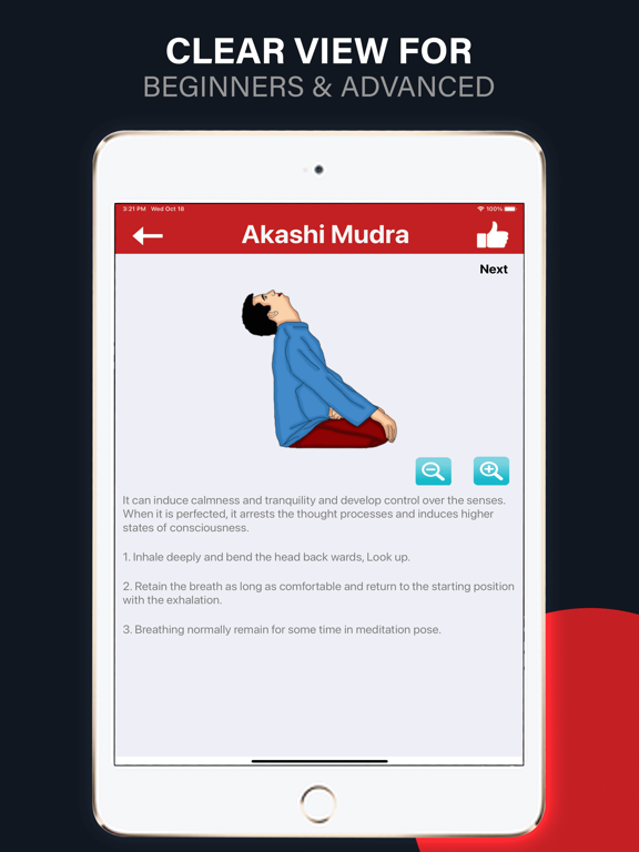Mudras [YOGA] iPad screenshot 6 - Health & Fitness app