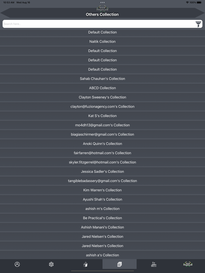 Dice Fanatics Collector