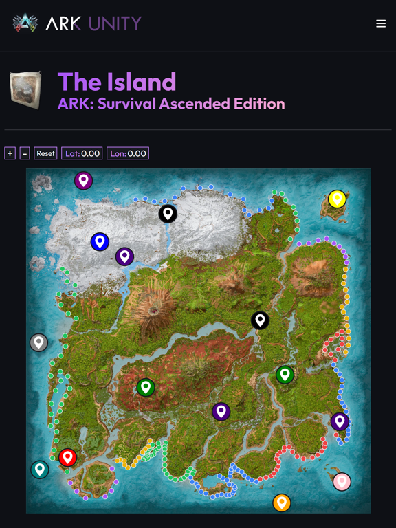 ARK Unity for ASA iPad screenshot 2 - Utilities app