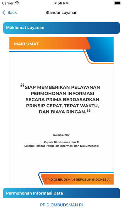 PPID Ombudsman RI Screenshot