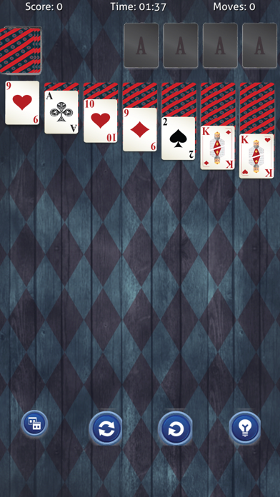 TriPeaks Solitaire Bingo Cards Screenshot