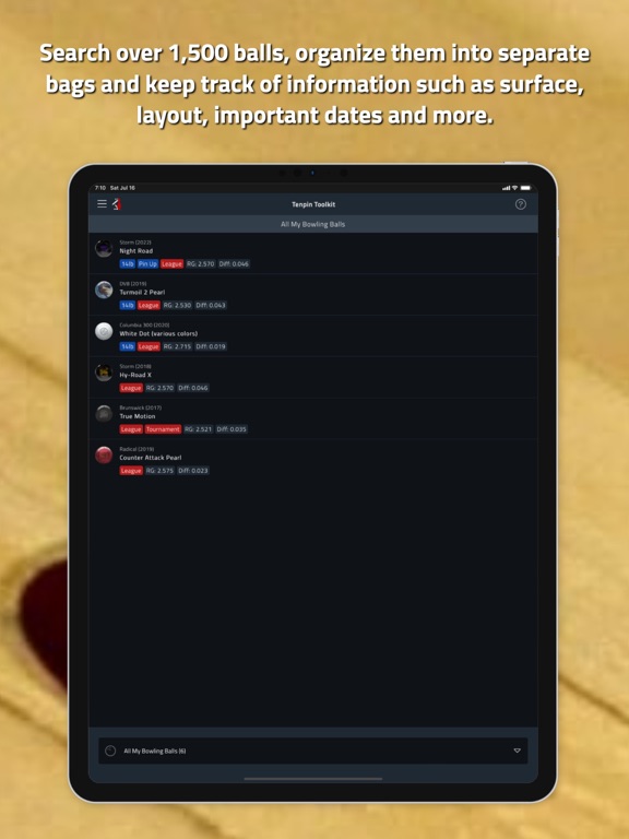 Tenpin Toolkit Bowling Tools App Price Drops
