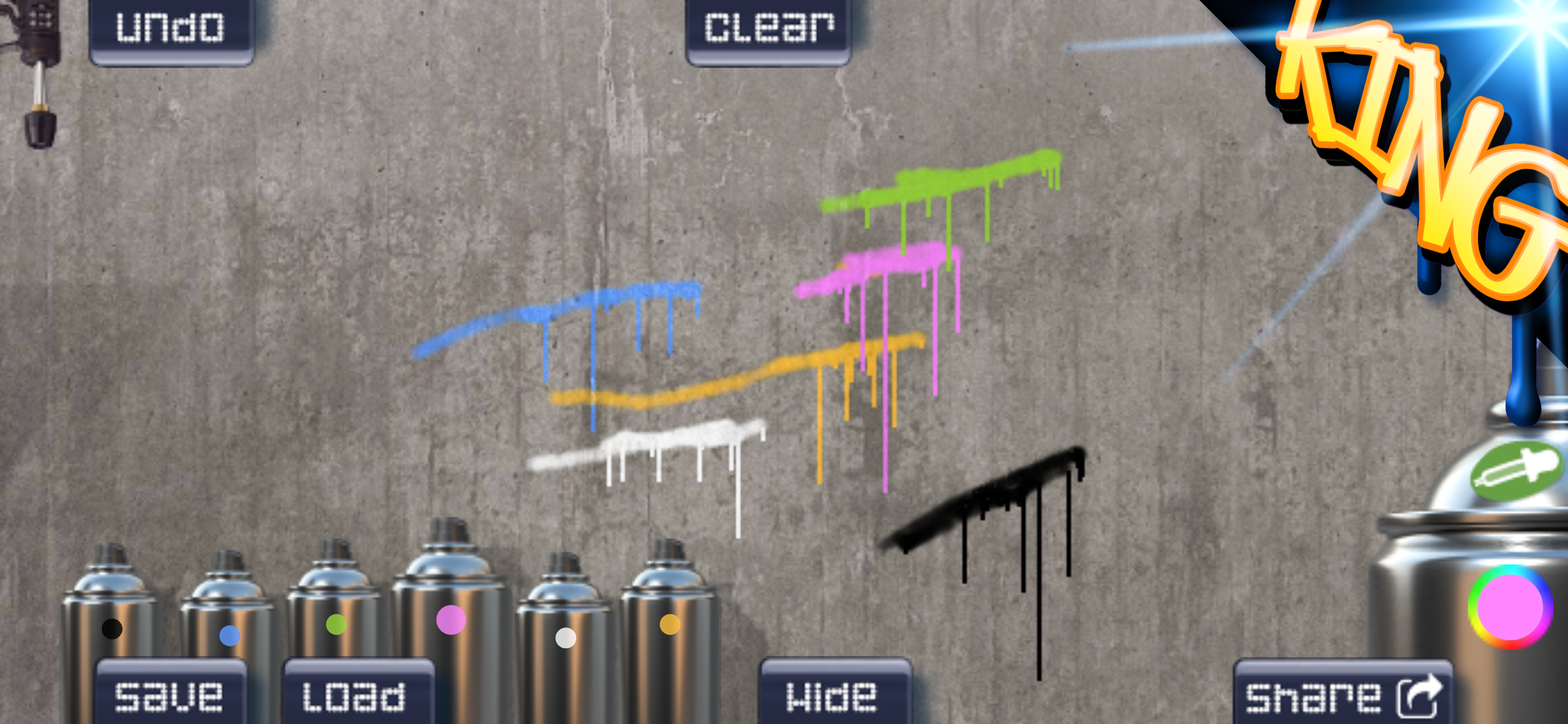 Graffiti Spray Can Art - KING