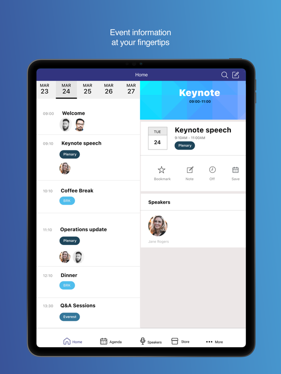 Screenshot #5 pour A-Plus Meetings Event App
