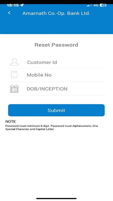 Amarnath Bank Screenshot
