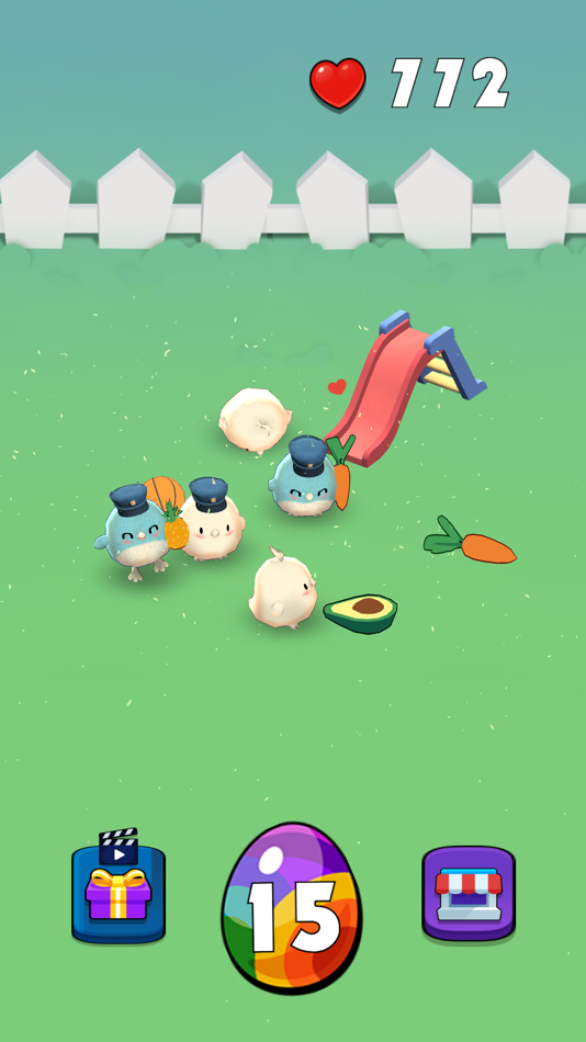 #5. Chick'n'Merge (iOS) 由: Dzianis Ziarnou