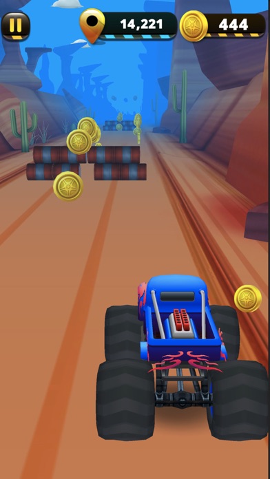 Monster Truck 3D Runner action Screenshot