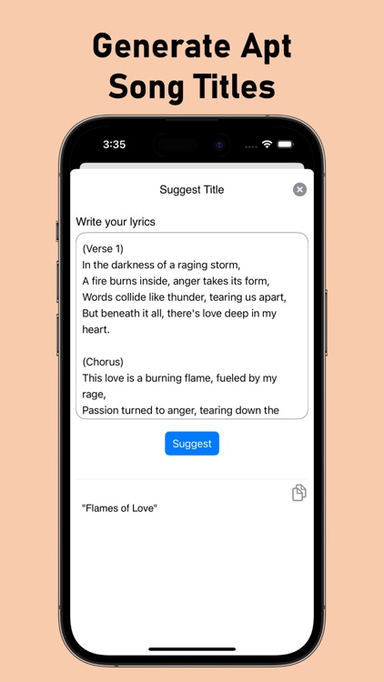 AI Lyric Generator Song Writer screenshot-4