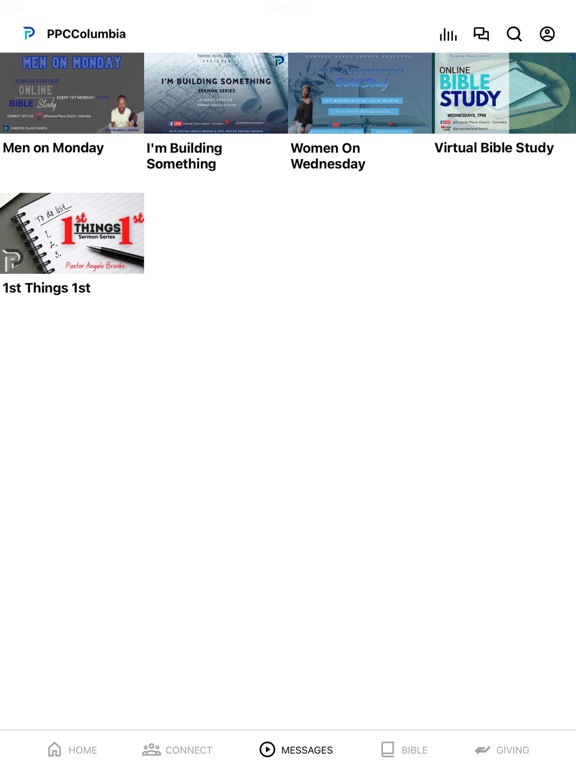 Purpose Place Church Columbia iPad screenshot 3 - Education app