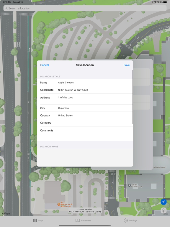 Screenshot #6 pour My Location Manager
