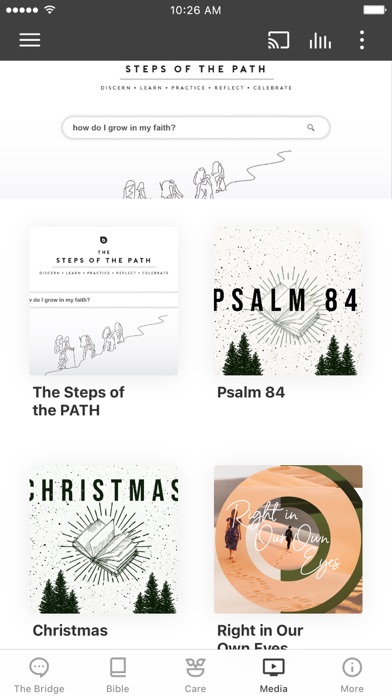 The Bridge Bible Church App Screenshot