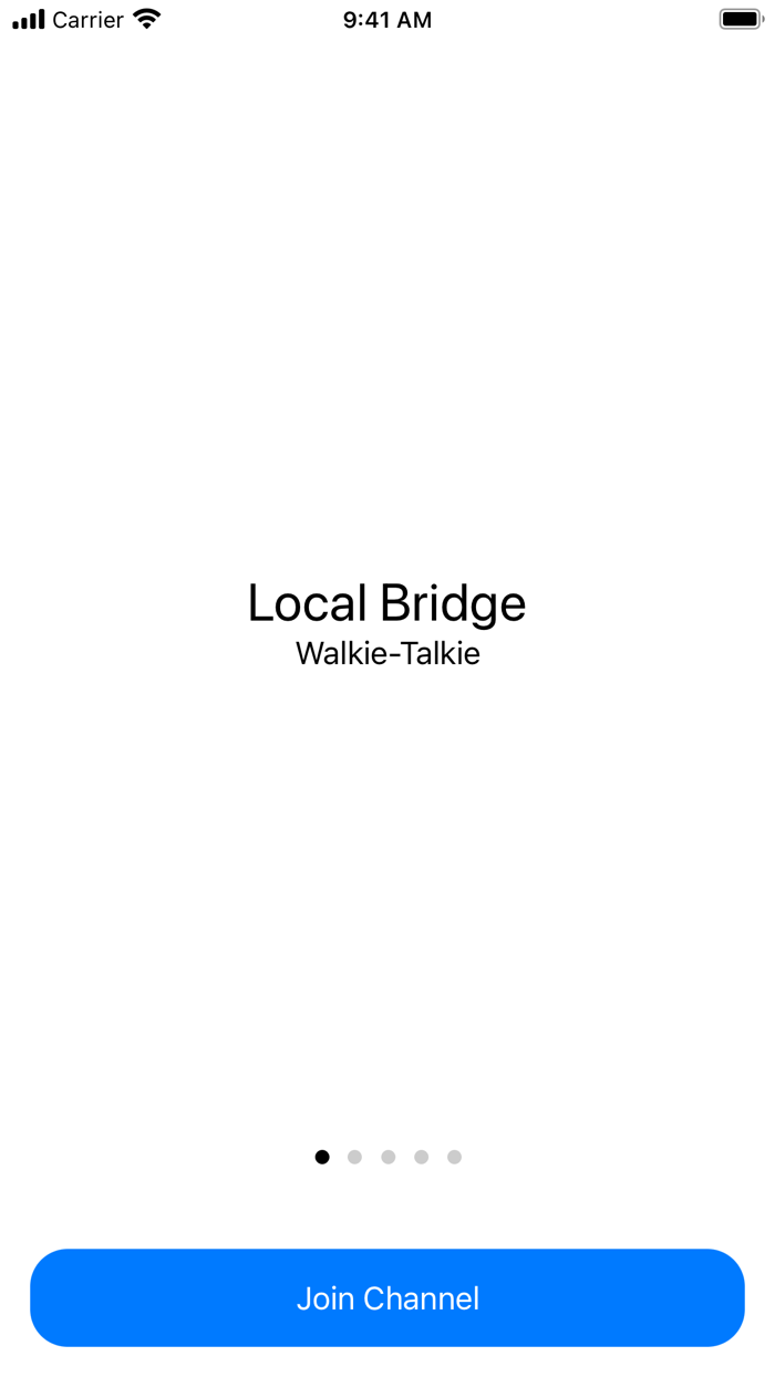 Local Bridge  Walkie-Talkie
